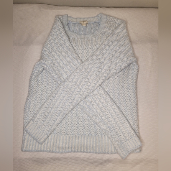 J. Crew Factory Merino Wool Blend Knit Sweater sz M C9736 - Picture 4 of 10